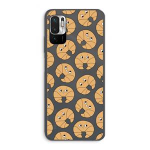CaseCompany Croissant: Xiaomi Redmi Note 10 5G Transparant Hoesje