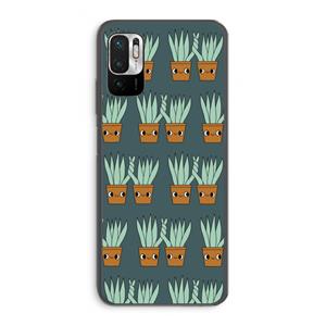 CaseCompany Sansevieria: Xiaomi Redmi Note 10 5G Transparant Hoesje