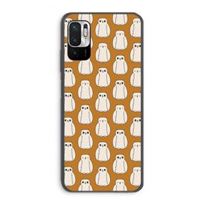 CaseCompany Uilen: Xiaomi Redmi Note 10 5G Transparant Hoesje