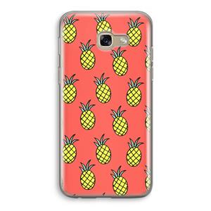 CaseCompany Ananas: Samsung Galaxy A5 (2017) Transparant Hoesje
