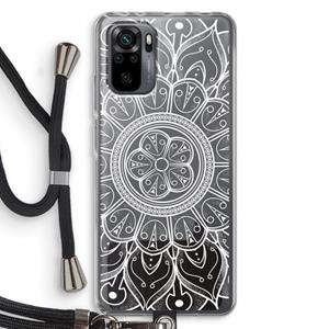 CaseCompany Roses Are Red: Xiaomi Redmi Note 10 Pro Transparant Hoesje met koord