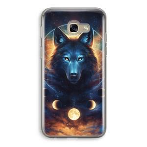 CaseCompany Wolf Dreamcatcher: Samsung Galaxy A5 (2017) Transparant Hoesje