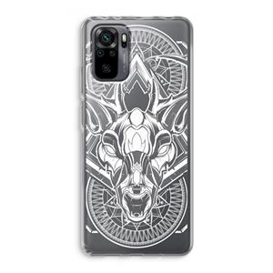 CaseCompany Oh Deer: Xiaomi Redmi Note 10 Pro Transparant Hoesje