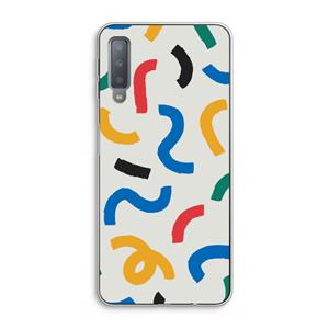 CaseCompany Illustratieve pop 2: Samsung Galaxy A7 (2018) Transparant Hoesje