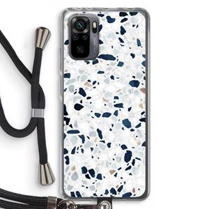 CaseCompany Terrazzo N°1: Xiaomi Redmi Note 10 Pro Transparant Hoesje met koord