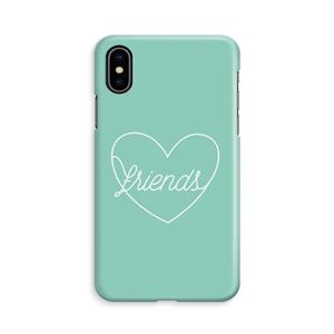 CaseCompany Friends heart pastel: iPhone X Volledig Geprint Hoesje