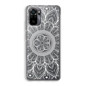 CaseCompany Roses Are Red: Xiaomi Redmi Note 10 Pro Transparant Hoesje