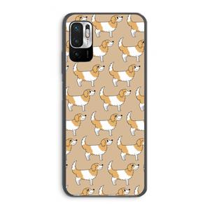 CaseCompany Doggy: Xiaomi Redmi Note 10 5G Transparant Hoesje