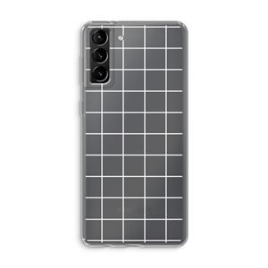 CaseCompany Rooster 2: Samsung Galaxy S21 Plus Transparant Hoesje