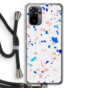 CaseCompany Terrazzo N°6: Xiaomi Redmi Note 10 Pro Transparant Hoesje met koord