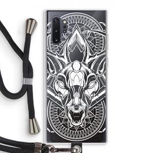 CaseCompany Oh Deer: Samsung Galaxy Note 10 Plus Transparant Hoesje met koord