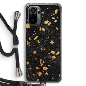 CaseCompany Terrazzo N°7: Xiaomi Redmi Note 10 Pro Transparant Hoesje met koord