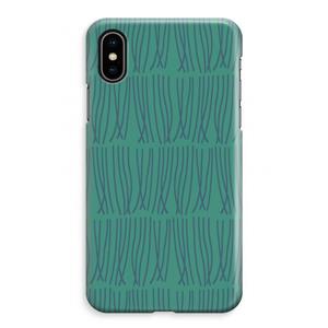 CaseCompany Swirls: iPhone XS Max Volledig Geprint Hoesje