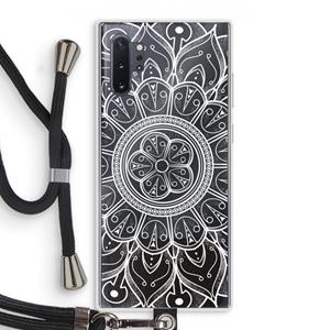 CaseCompany Roses Are Red: Samsung Galaxy Note 10 Plus Transparant Hoesje met koord