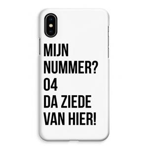 CaseCompany Da ziede van hier: iPhone XS Max Volledig Geprint Hoesje