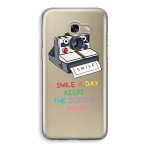 CaseCompany Smile: Samsung Galaxy A5 (2017) Transparant Hoesje