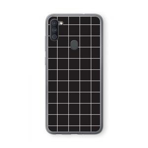 CaseCompany Rooster 2: Samsung Galaxy A11 Transparant Hoesje