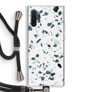 CaseCompany Terrazzo N°2: Samsung Galaxy Note 10 Plus Transparant Hoesje met koord
