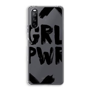 CaseCompany Girl Power #2: Sony Xperia 10 III Transparant Hoesje