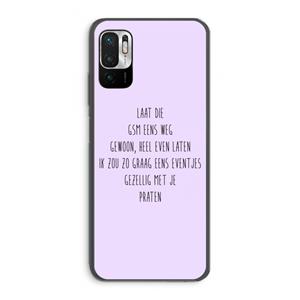 CaseCompany GSM: Xiaomi Redmi Note 10 5G Transparant Hoesje