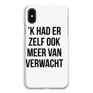 CaseCompany Meer verwacht: iPhone XS Max Volledig Geprint Hoesje