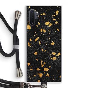 CaseCompany Terrazzo N°7: Samsung Galaxy Note 10 Plus Transparant Hoesje met koord