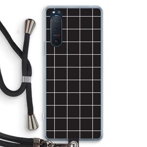 CaseCompany Rooster 2: Sony Xperia 5 II Transparant Hoesje met koord