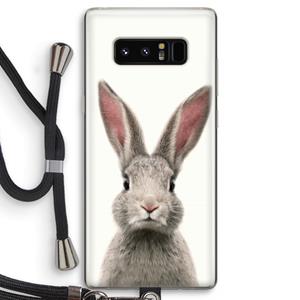 CaseCompany Daisy: Samsung Galaxy Note 8 Transparant Hoesje met koord