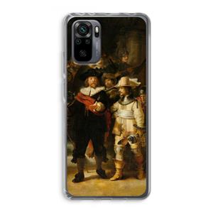 CaseCompany De Nachtwacht: Xiaomi Redmi Note 10 Pro Transparant Hoesje