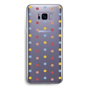 CaseCompany Bollen: Samsung Galaxy S8 Transparant Hoesje