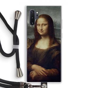 CaseCompany Mona Lisa: Samsung Galaxy Note 10 Plus Transparant Hoesje met koord