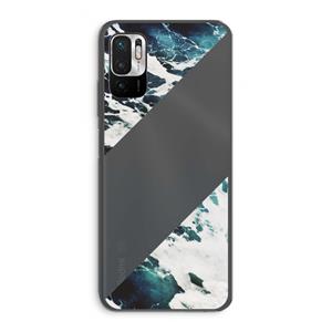 CaseCompany Golven: Xiaomi Redmi Note 10 5G Transparant Hoesje