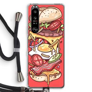 CaseCompany Diet Coke Please: Sony Xperia 1 III Transparant Hoesje met koord