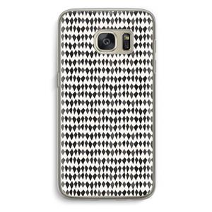 CaseCompany Crazy shapes: Samsung Galaxy S7 Transparant Hoesje
