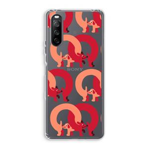 CaseCompany Dogs: Sony Xperia 10 III Transparant Hoesje