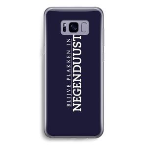 CaseCompany Blijve plakken in Negenduust: Samsung Galaxy S8 Transparant Hoesje