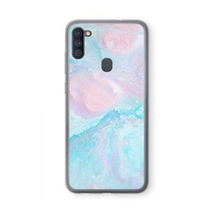 CaseCompany Fantasie pastel: Samsung Galaxy A11 Transparant Hoesje