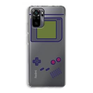 CaseCompany Game On: Xiaomi Redmi Note 10 Pro Transparant Hoesje