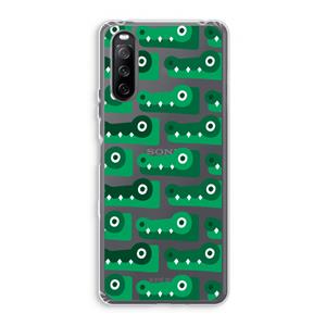 CaseCompany Crocs: Sony Xperia 10 III Transparant Hoesje