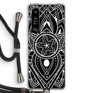 CaseCompany It's Complicated: Sony Xperia 1 III Transparant Hoesje met koord