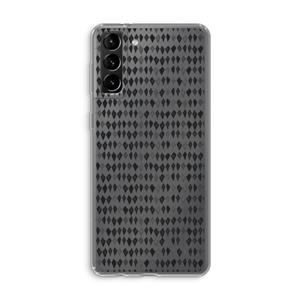 CaseCompany Crazy shapes: Samsung Galaxy S21 Plus Transparant Hoesje