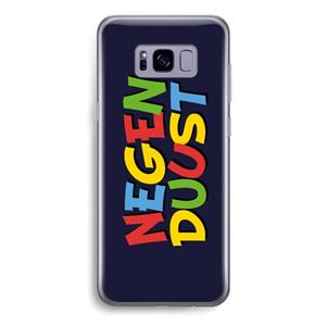 CaseCompany 90's One: Samsung Galaxy S8 Transparant Hoesje