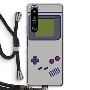 CaseCompany Game On: Sony Xperia 1 III Transparant Hoesje met koord