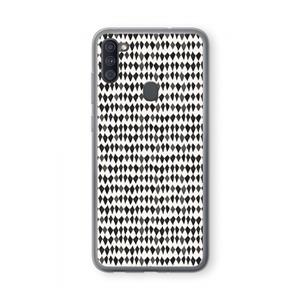 CaseCompany Crazy shapes: Samsung Galaxy A11 Transparant Hoesje