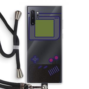 CaseCompany Game On: Samsung Galaxy Note 10 Plus Transparant Hoesje met koord