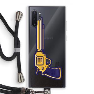 CaseCompany Pew Pew Pew: Samsung Galaxy Note 10 Plus Transparant Hoesje met koord