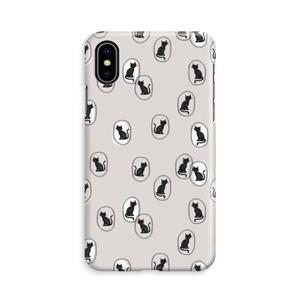 CaseCompany Miauw: iPhone X Volledig Geprint Hoesje