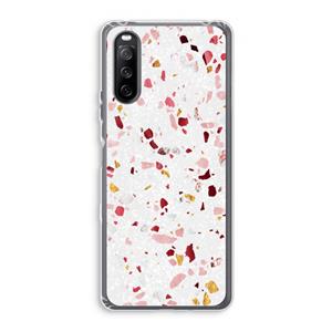CaseCompany Terrazzo N°9: Sony Xperia 10 III Transparant Hoesje