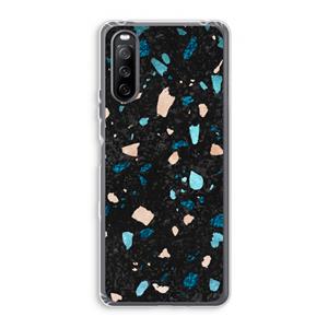 CaseCompany Terrazzo N°11: Sony Xperia 10 III Transparant Hoesje