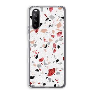 CaseCompany Terrazzo N°12: Sony Xperia 10 III Transparant Hoesje
